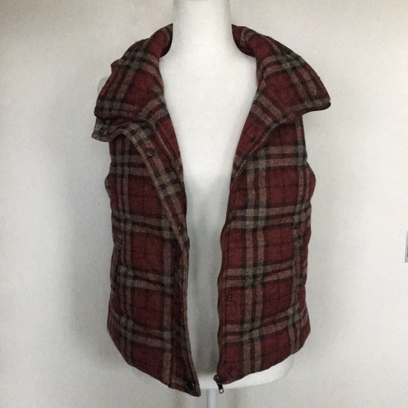 Vici Collection Plaid Pocketed Vest - Picture 2 of 6